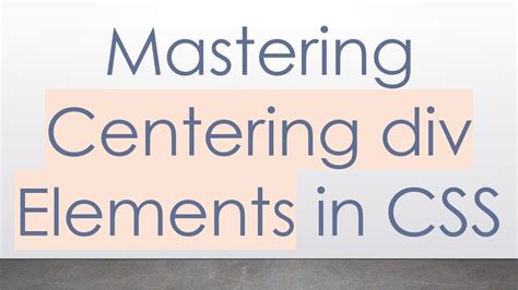 Image result for Center Div Element CSS