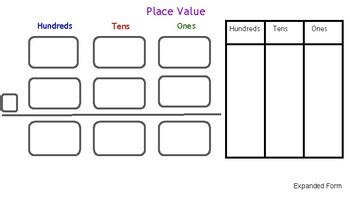 Image result for Place Value 2-Digit Addition Template