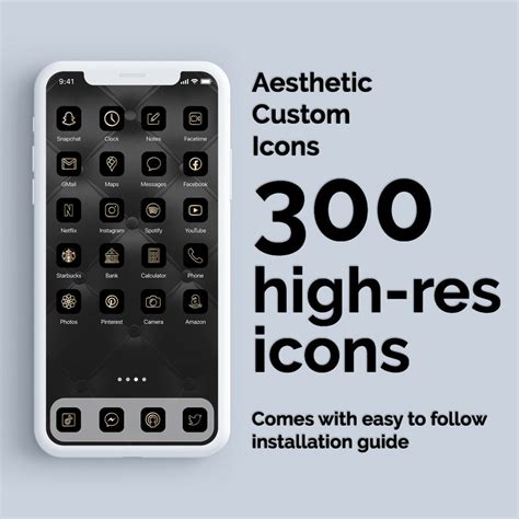 AestheticCustomIcons - Etsy
