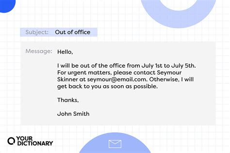 Image result for Out of Office Notification Form