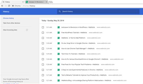 Image result for Browsing History View