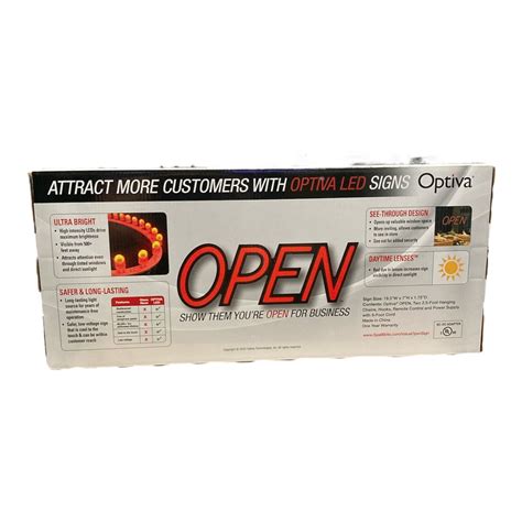 Image result for Optiva Ultra Bright LED Open Sign