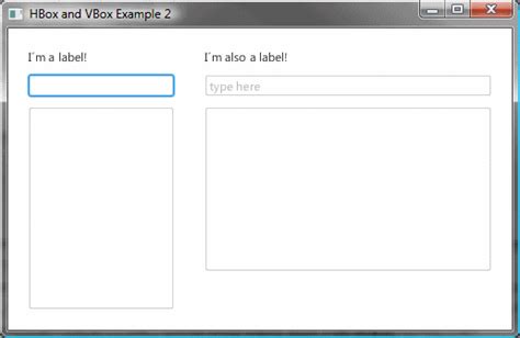 Résultat d’images pour Hbox vs VBox JavaFX