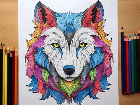 Free Printable Wolf Coloring Pages For Tweens