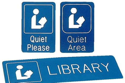 Afbeeldingsresultaten voor Quiet Please Library Sign