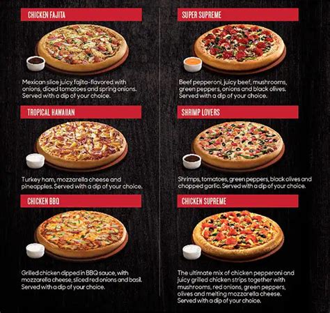 Image result for Pizza Hut Spanish Menu