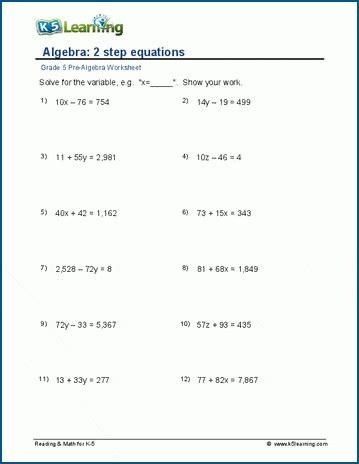 Afbeeldingsresultaten voor Math Multi-Step Equations Problems