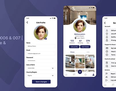 Image result for User Profile UI Design