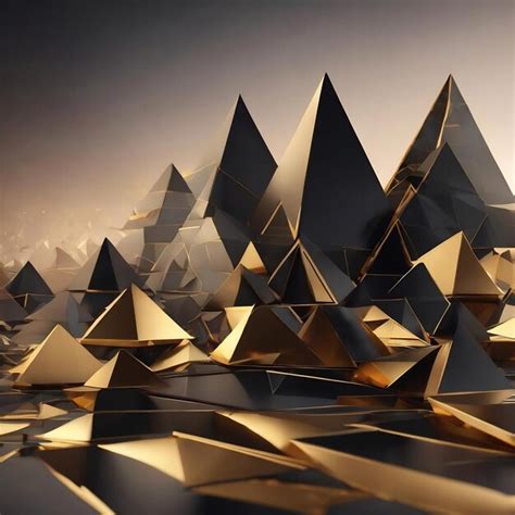 Triangular Based Pyramid Backgrounds に対する画像結果