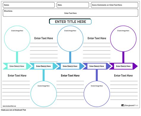 Free Timeline Worksheets: Storyboard That Templates