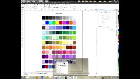 CorelDRAW Add Color to Documwent Palette ਲਈ ਪ੍ਰਤੀਬਿੰਬ ਨਤੀਜਾ