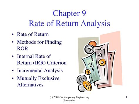Rate of Return Approach に対する画像結果