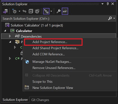 Toradh íomhá ar Visual Studio Add as Link