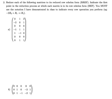 Image result for Row Reduction Matrix