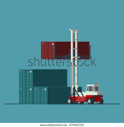 Image result for Container Handler Vector