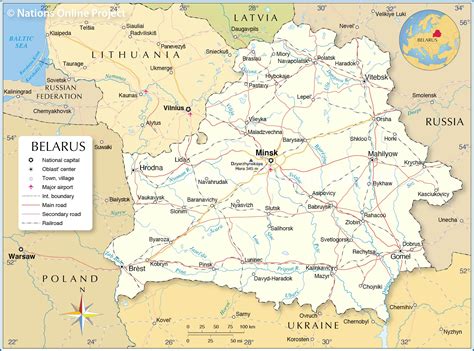 Image result for Belarus Political Map