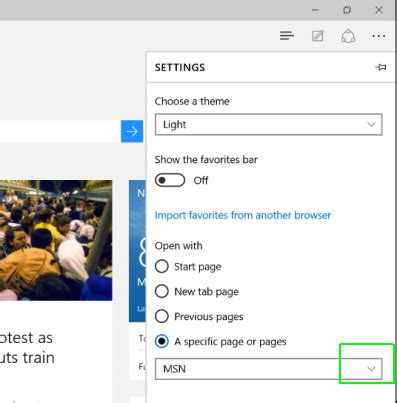 Image result for How to Set Edge Homepage