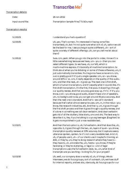 Image result for Transcript. Examples Qualitative End