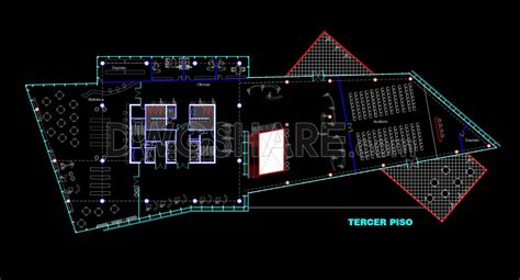 Toradh íomhá ar AutoCAD Floor Plan DWG