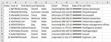 Example of a CSV File in Excel に対する画像結果