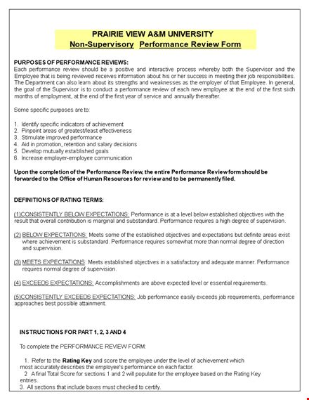 Unsatisfactory Performance Review Examples に対する画像結果