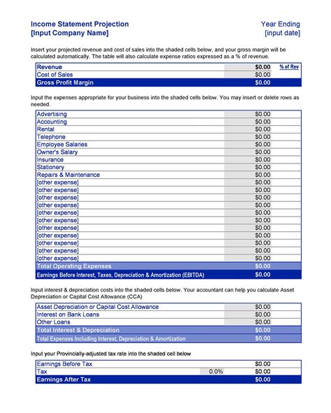 Image result for Example Income Statement Form