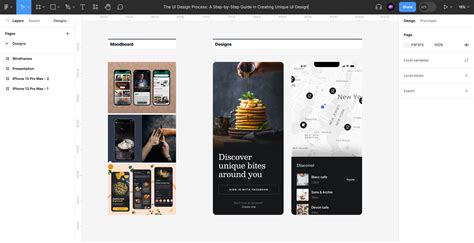 Toradh íomhá ar UI Process Step Design Sample