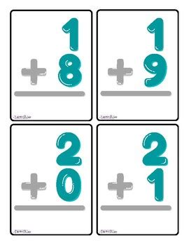 Image result for Double-Digit Addition Flash Cards