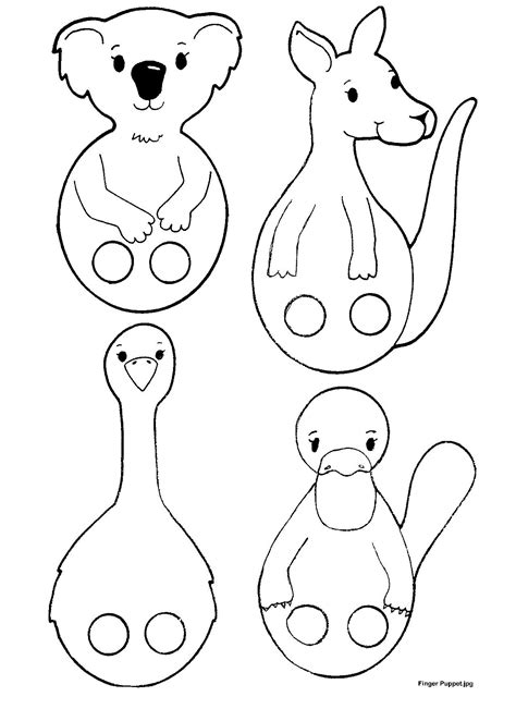 Image result for Mouse Finger Puppet Template