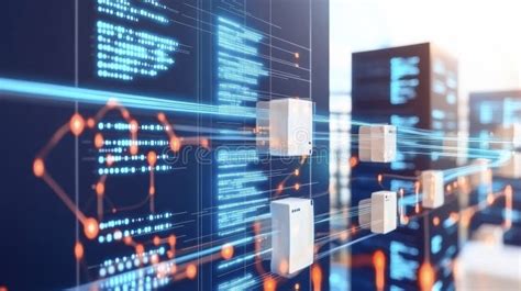 Toradh íomhá ar Abstract Image of Data or Code On a Computer Screen