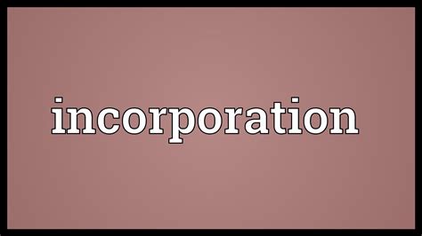 Define Incorporation માટે ઇમેજ પરિણામ