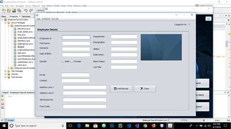 Image result for Employee Payslip Java Android Studio