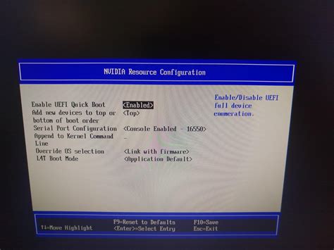 Toradh íomhá ar 10ZiG EFI Shell