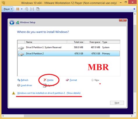 Cannot Install Windows 10 On MBR Partition ಗಾಗಿ ಇಮೇಜ್ ಫಲಿತಾಂಶ