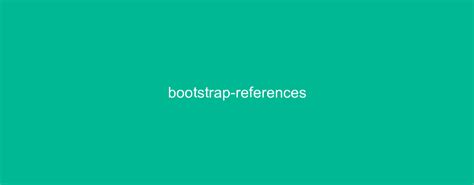 Bootstrap Reference に対する画像結果