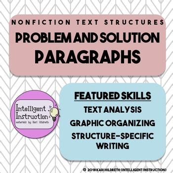 Image result for Text Structure Features for Problem and Solution Writing