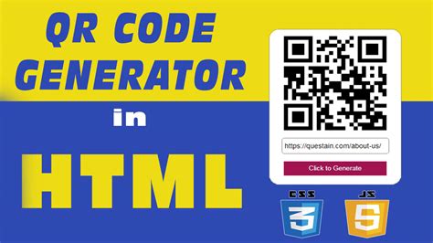 Image result for How to Add a QR Code in HTML
