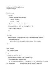 Image result for Falling Distance Flowgorithm