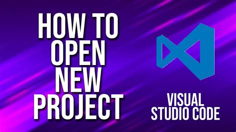 How to Open New Project in Visual Studio Code に対する画像結果