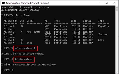 How to Delete Partitions in Command Prompt に対する画像結果