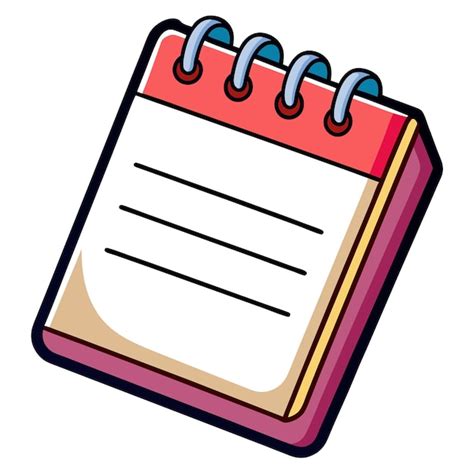 Notepad clipart vector art and illustration | Premium AI-generated vector