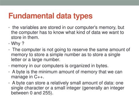 Image result for C Programming Data Types PPT