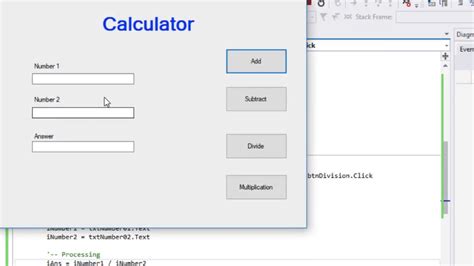 Toradh íomhá ar Flowchart of Calculator Visual Basic