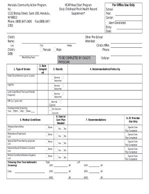Head Start Positive Support Plan Form Samples に対する画像結果