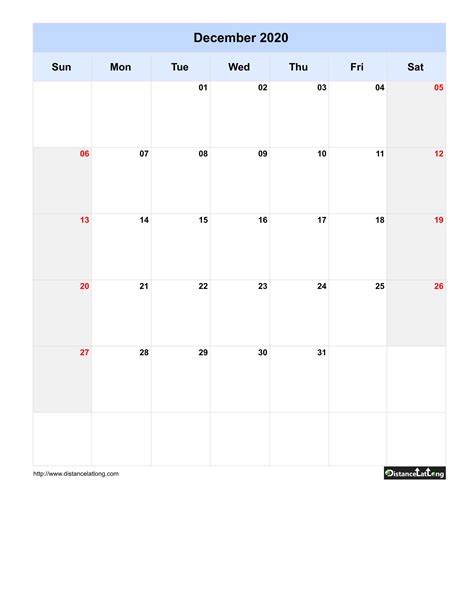 Blank Calendar Pages December 2020 に対する画像結果