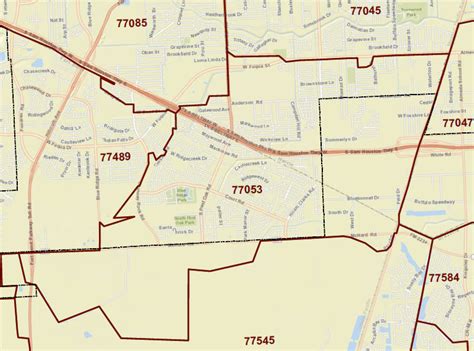 Image result for 77030 Zip Code Map