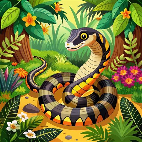 Toradh íomhá ar Gardens Snake Vector