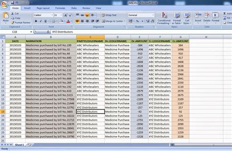 Toradh íomhá ar How to Import Vouchers From Excel to Tally