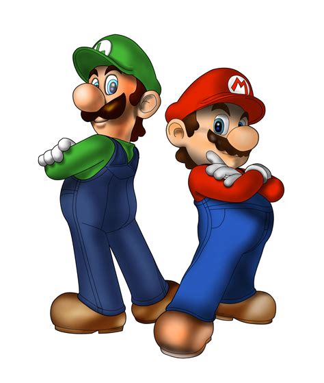 Image result for Luigi and Mario Hatless