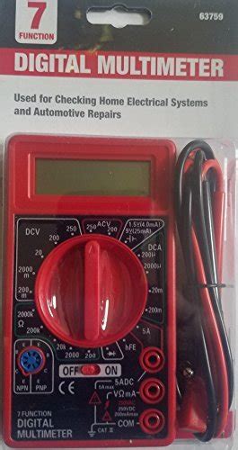 Afbeeldingsresultaten voor Harbor Freight Tools Multimeter